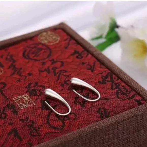 925 Sterling Silver Waterdrop Jewelry Set Bracelet Necklace Earrings and Ring - Picture 2 of 16